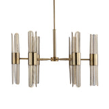 Lighting Cret 12 Light Brass Chandelier