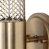 Lighting Cret 2 Light LED Brass Sconce