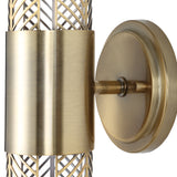 Lighting Cret 2 Light LED Brass Sconce