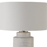 Lighting Crimp Ribbed Table Lamp