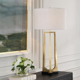 Lighting Crossroads Brass Table Lamp