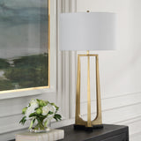 Lighting Crossroads Brass Table Lamp