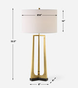 Lighting Crossroads Brass Table Lamp