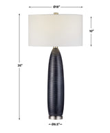 Lighting Cullen Blue Gray Table Lamp
