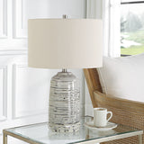 Lighting Cyclone Ivory Table Lamp