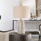 Lighting Cyclone Ivory Table Lamp