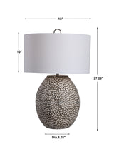 Lighting Cyprien Gray White Table Lamp