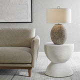 Lighting Cyprien Gray White Table Lamp
