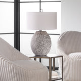 Lighting Cyprien Gray White Table Lamp