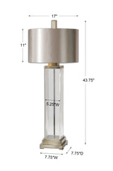 Lighting Drustan Clear Glass Table Lamp