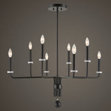 Lighting Ebony Elegance 8 Light Chandelier