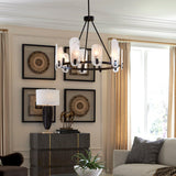 Lighting Ellipse 10 Light Dark Bronze Chandelier