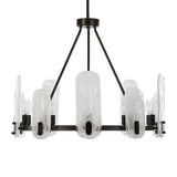 Lighting Ellipse 10 Light Dark Bronze Chandelier