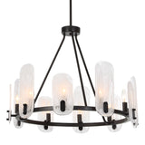Lighting Ellipse 10 Light Dark Bronze Chandelier