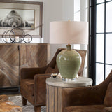 Lighting Elva Emerald Table Lamp