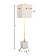 Lighting Escort Brass Buffet Lamp
