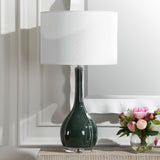 Lighting Essex Green Glass Table Lamp