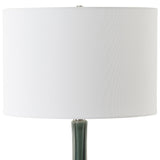 Lighting Essex Green Glass Table Lamp
