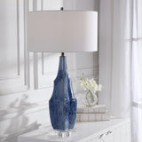 Lighting Everard Blue Table Lamp