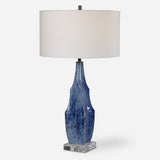 Lighting Everard Blue Table Lamp