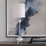 Lighting Exposition Nickel Buffet Lamp