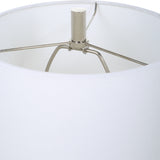 Lighting Exposition Nickel Buffet Lamp