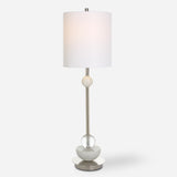 Lighting Exposition Nickel Buffet Lamp