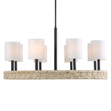 Lighting Faiyam 8 Light Rattan Chandelier