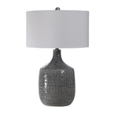 Lighting Felipe Distressed Gray Table Lamp