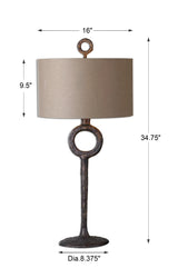 Lighting Ferro Cast Iron Table Lamp