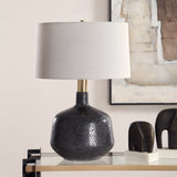 Lighting Flanagan Mottled Gloss Table Lamp