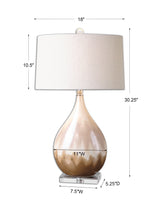 Lighting Flavian Glazed Ceramic Lamp