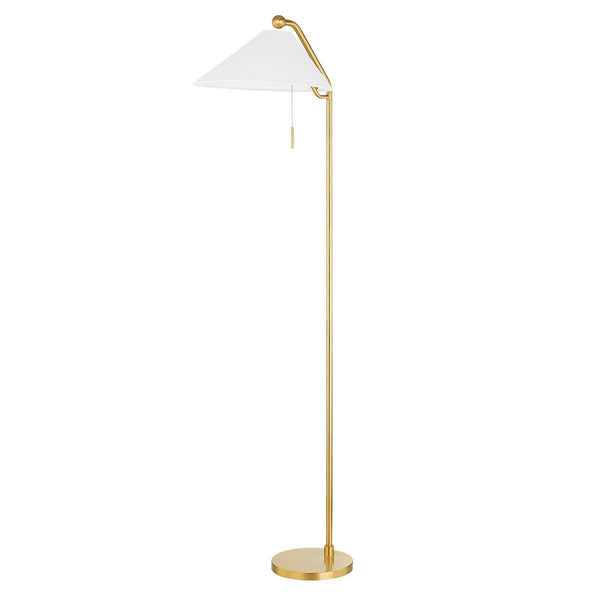 Lighting - Floor Lamp Aisa 1 Light Floor Lamp // Aged Brass 