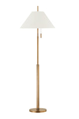 Lighting - Floor Lamp Clic 1 Light Floor Lamp // Patina Brass 
