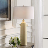 Lighting Florero Pale Yellow Table Lamp