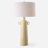 Lighting Florero Pale Yellow Table Lamp