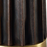 Lighting Forage Dark Scalloped Table Lamp