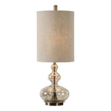 Lighting Formoso Amber Glass Table Lamp