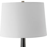 Lighting Foster Black Glaze Table Lamp