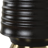 Lighting Foster Black Glaze Table Lamp