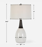 Lighting Fralin White Table Lamp