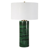 Lighting Galeno Emerald Green Table Lamp