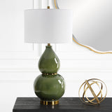 Lighting Gourd Green Table Lamp