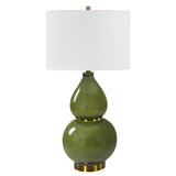 Lighting Gourd Green Table Lamp