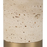 Lighting Gravitas Elegant Brass & Stone Lamp