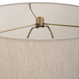 Lighting Gravitas Elegant Brass & Stone Lamp
