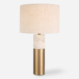 Lighting Gravitas Elegant Brass & Stone Lamp