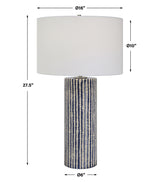 Lighting Havana Blue Table Lamp