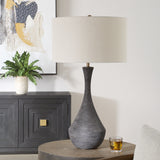 Lighting Helston Dark Charcoal Table Lamp