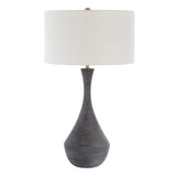 Lighting Helston Dark Charcoal Table Lamp